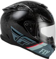 FLY RACING Sentinal Mech Helmet - black/grey/red 