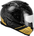 FLY RACING Sentinal Mech Helmet - black/grey/gold 