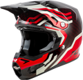 FLY RACING Formula S Carbon Byte Helmet - red carbon/red/grey