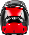 FLY RACING Kinetic Verdict Helmet - black/red/white 
