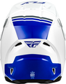 FLY RACING Kinetic Verdict Helmet - white/blue/grey 