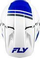 FLY RACING Kinetic Verdict Helmet - white/blue/grey 