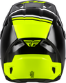 FLY RACING Kinetic Verdict Helmet - black/hi-vis/grey 