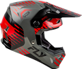 FLY RACING Formula CP Slice Helmet - grey/red/black 
