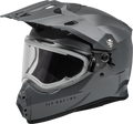 FLY RACING Trekker Cold Weather Helmet Electric Shield - Grey
