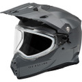 FLY RACING Trekker Cold Weather Helmet Dual Shield - Grey