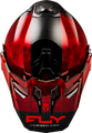 FLY RACING Trekker Cold Weather Conceal Helmet Electric Shield - red/black 