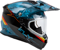 FLY RACING Trekker Cold Weather Conceal Helmet Dual Shield - slate/black/red 