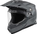 FLY RACING Trekker Solid Helmet - Grey