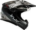 FLY RACING Trekker Kryptek Conceal Helmet - black/grey/white 