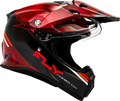 FLY RACING Trekker Kryptek Conceal Helmet - red/black 