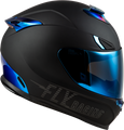 FLY RACING Sentinel Recon Helmet - matte black/blue chrome 