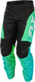 FLY RACING F-16 Pants - aqua/black/white