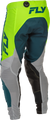 FLY RACING Lite Pants - grey/lime/teal
