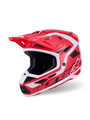 ALPINESTARS SM7 Deed Helmet - Red/Blk/Wht