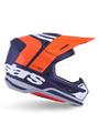 ALPINESTARS SM7 Core Helmet - Orng/Blue Matte 