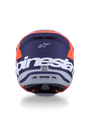 ALPINESTARS SM7 Core Helmet - Orng/Blue Matte 