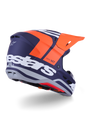 ALPINESTARS SM7 Core Helmet - Orng/Blue Matte 