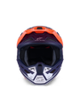 ALPINESTARS SM7 Core Helmet - Orng/Blue Matte 