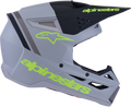 ALPINESTARS SM3 Radium Helmet - Gry/Blk/Ylw Fluo Matte 