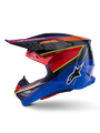 ALPINESTARS Supertech S-M10 Era Helmet - Blu/Rd/Ylw Fluo