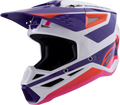 ALPINESTARS SM3 Heat Helmet - White/Purple/Pink