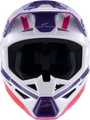 ALPINESTARS SM3 Heat Helmet - White/Purple/Pink