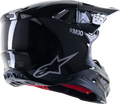 ALPINESTARS S-M10 Helmet - Solid Black/Carbon Glossy