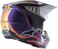 ALPINESTARS S-M5 Sail Helmet - Violet/Blk/Slvr