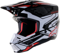 ALPINESTARS S-M5 Action 2 Helmet - Blk/Wht/Brt Rd