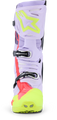 ALPINESTARS Tech 10 Supervented Boots - Purp/Ylw Fluo/Diva Pink 