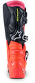 ALPINESTARS MX Tech 7 Boots - Black/Red Fluo/Pink Fluo 