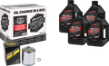 MAXIMA V-TWIN Syn Oil Change Kit TC - Chrome Filter