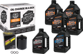 MAXIMA V-Twin Oil Change Kit Mineral EVO - Black Filter