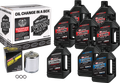 MAXIMA V-Twin Syn Oil Change Kit M8 - Chrome Filter