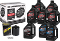 MAXIMA V-Twin Syn Oil Change Kit M8 - Black Filter