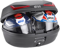 GIVI SIMPLY IV TOP CASE 45L BLACK W/RED LENS