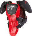 ALPINESTARS A-5 S YOUTH CHEST PROTECTOR BLACK/WHITE/RED