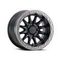RACELINE ALPHA BLACK W/GUNMETAL RING 15X10 5X114.3 +25