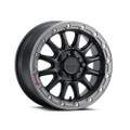 RACELINE ALPHA BLACK W/GUNMETAL RING 17X7 5X114.3 +40