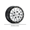 RACELINE ALPHA HYPER SILVER W/ BLK RING 15X7 4X156 +10