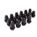 RACELINE 16 PACK 10 X 1.25 (14MM HEX, CONICAL) BLK