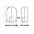 BURLY BRAND MX Style Mini Footpegs