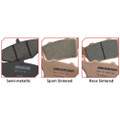 BRAKING BRAKE PAD SET SEMI-METALLIC