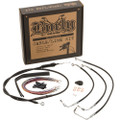 BURLY BRAND BURLY CONTROL KIT 12" T BARS BLACK ABS