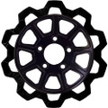LYNDALL BRAKES 9 SPOKE ROTOR REAR BLK/BLK BOW TIE 11.5" 5MM 4102-2133