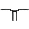 BURLY BRAND DOMINATOR RAKED BAR 10" 1.25" MATTE BLACK B12-6051SB