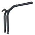 BURLY BRAND DOMINATOR RAKED BAR 14" 1.25" MATTE BLACK B12-6053SB