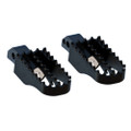 BURLY BRAND MX STYLE STYLE FOOT PEGS PR PASSENGER BLACK B13-1201B