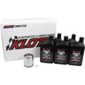 KLOTZ Basic 5 Quart Synthetic Engine Oil and Chrome Filter Kit